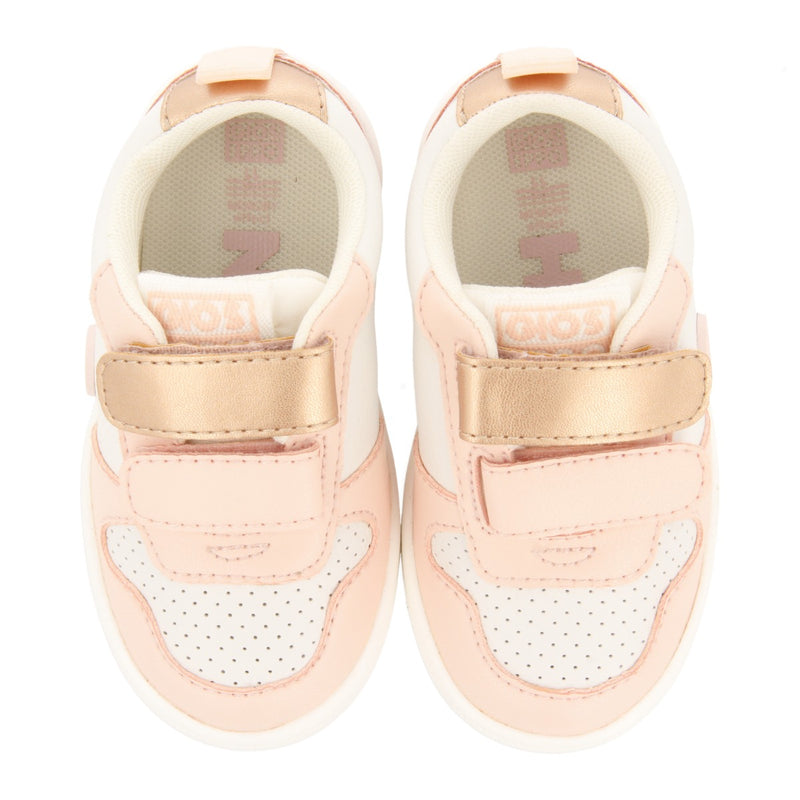 SNEAKERS ROSAS CON GLITTER Y DETALLES METALIZADOS PARA BEBÉ RIDDLE