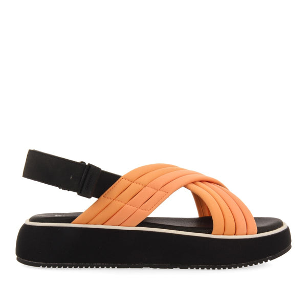 SANDALIAS DEPORTIVAS COLOR CORAL CON PLATAFORMA PARA MUJER BRYHER