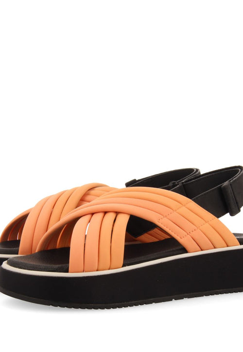 SANDALIAS DEPORTIVAS COLOR CORAL CON PLATAFORMA PARA MUJER BRYHER