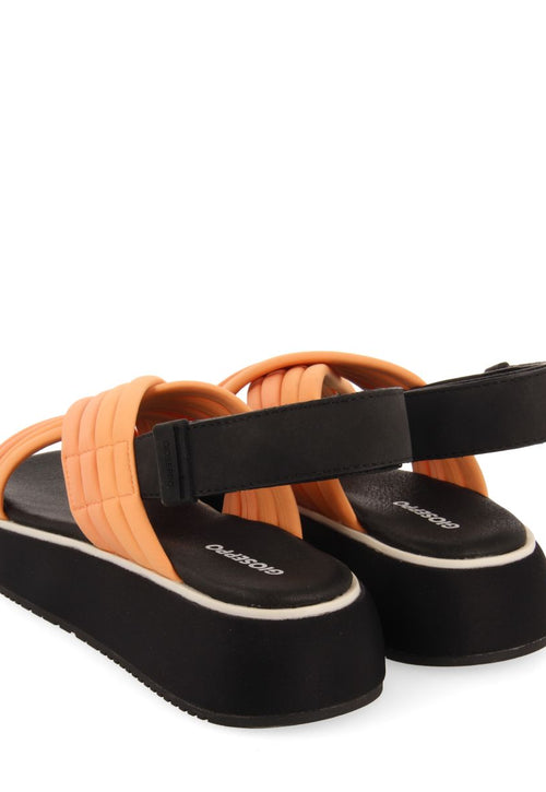 SANDALIAS DEPORTIVAS COLOR CORAL CON PLATAFORMA PARA MUJER BRYHER