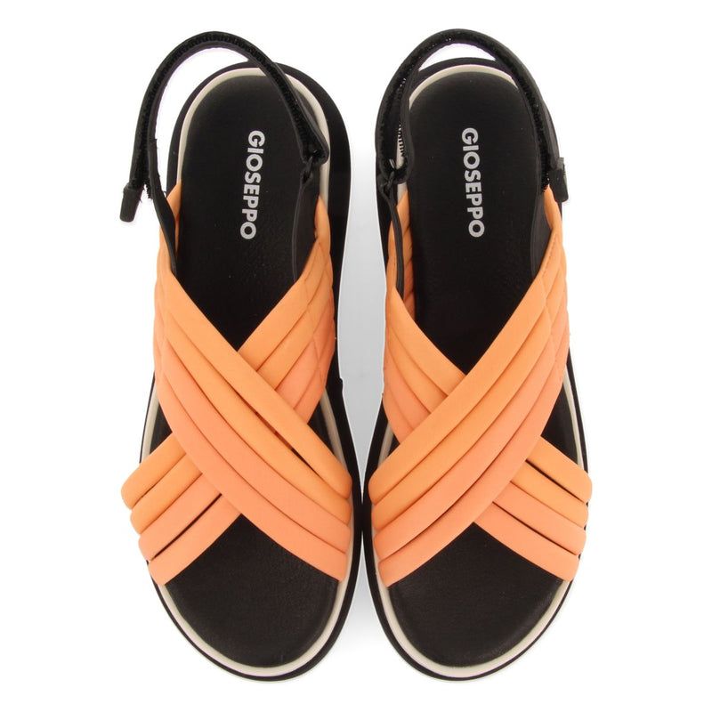 SANDALIAS DEPORTIVAS COLOR CORAL CON PLATAFORMA PARA MUJER BRYHER