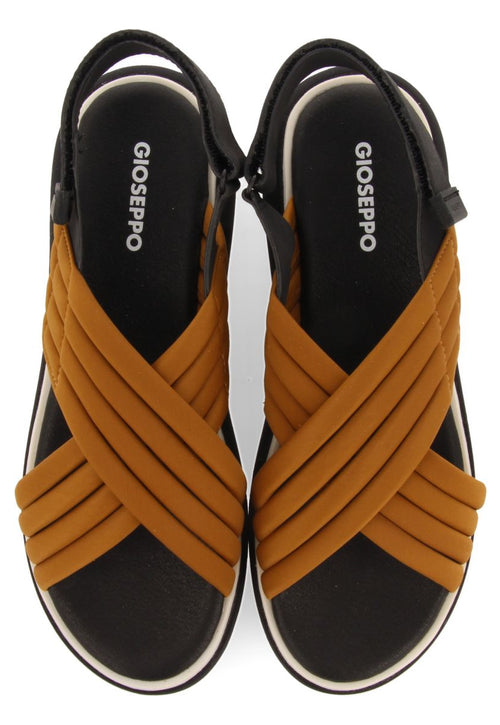 SANDALIAS DEPORTIVAS COLOR CUERO CON PLATAFORMA PARA MUJER BRYHER