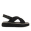 SANDALIAS DEPORTIVAS NEGRAS CON PLATAFORMA PARA MUJER BRYHER