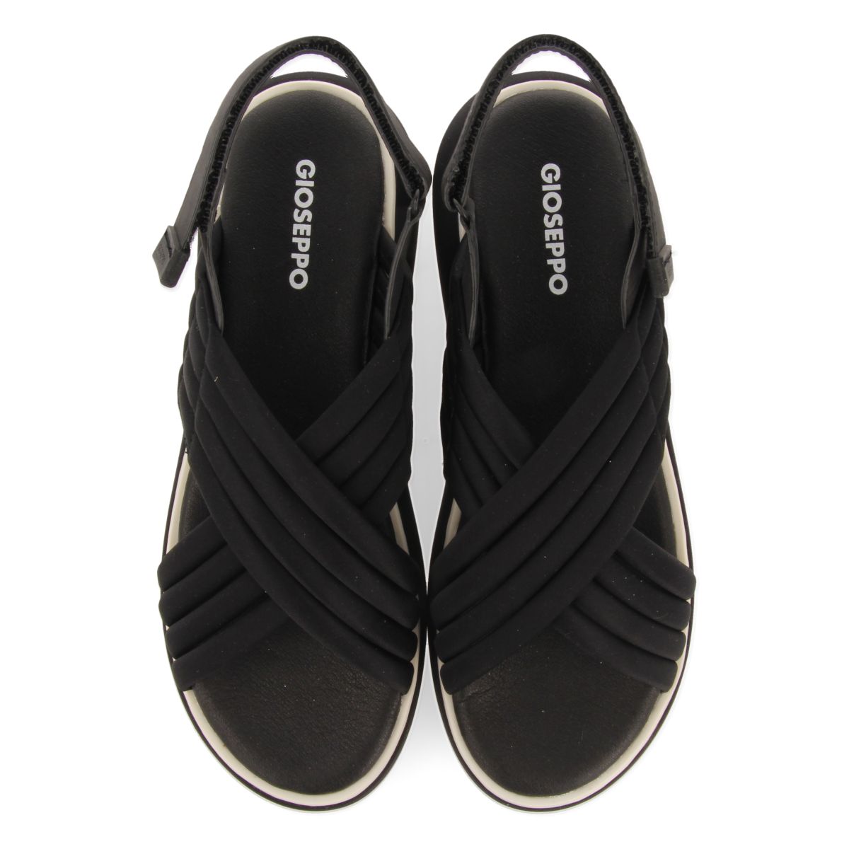 SANDALIAS DEPORTIVAS NEGRAS CON PLATAFORMA PARA MUJER BRYHER