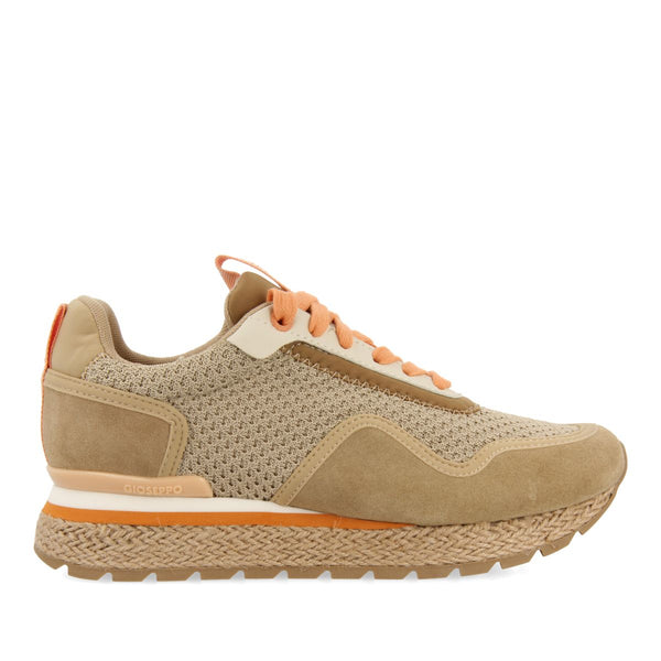 SNEAKERS BEIGE ESTILO MEDITERRÁNEO PARA MUJER RUKAJ