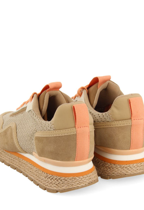 SNEAKERS BEIGE ESTILO MEDITERRÁNEO PARA MUJER RUKAJ