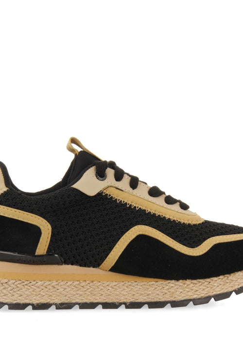 SNEAKERS NEGRAS ESTILO MEDITERRÁNEO PARA MUJER RUKAJ