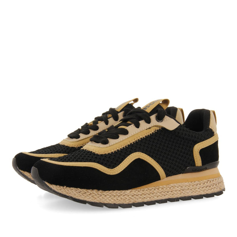 SCARPE DA GINNASTICA NERE IN STILE MEDITERRANEO PER DONNA RUKAJ