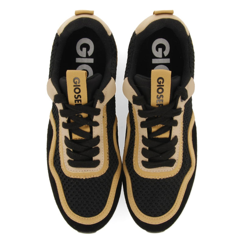 SNEAKERS NEGRAS ESTILO MEDITERRÁNEO PARA MUJER RUKAJ