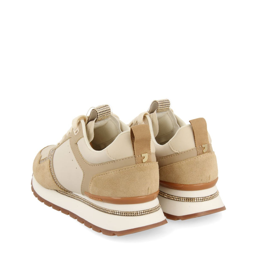 SNEAKERS NUDE CON DETTAGLIO DI STRASS PER DONNA ISPICA