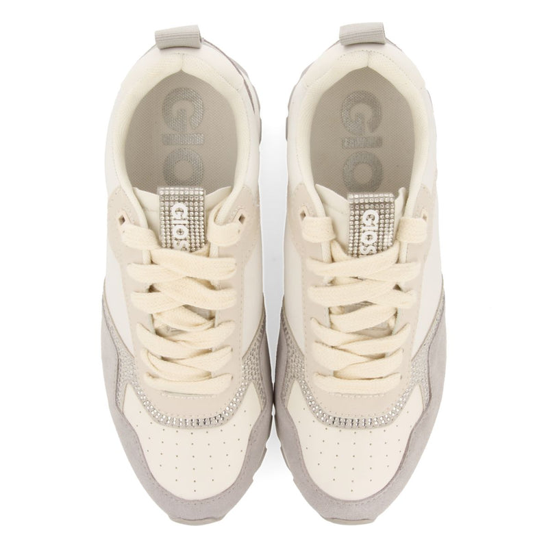 SNEAKERS OFF-WHITE CON DETALLE DE STRASS PARA MUJER ISPICA