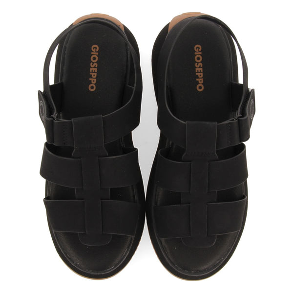 BLACK SPORTS SANDALS CRAB TYPE FOR WOMEN GWEEK