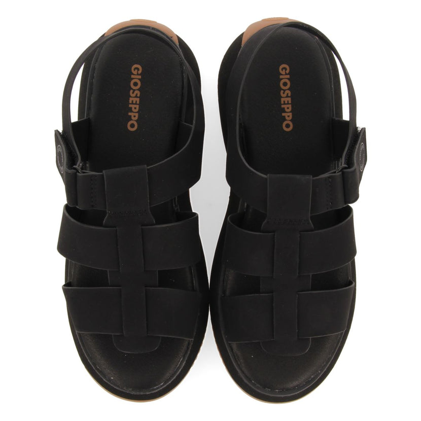 SANDALIAS DEPORTIVAS NEGRAS TIPO CANGREJERA PARA MUJER GWEEK