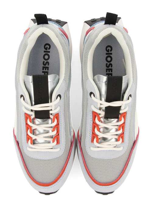 WHITE SNEAKERS WITH BLUE DETAILS FOR WOMEN BALLAGAT