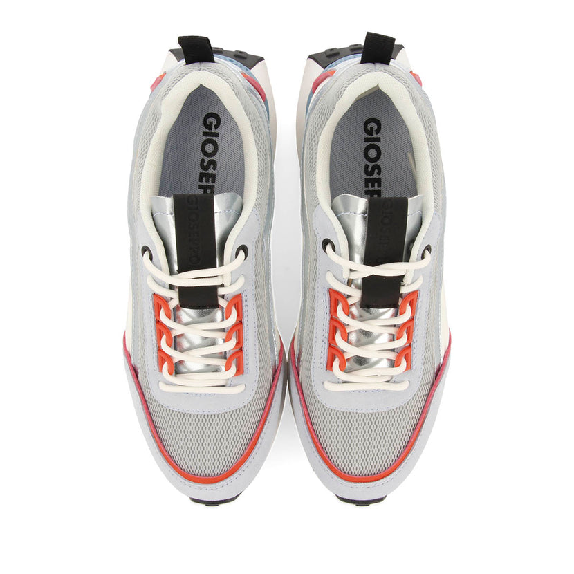 SNEAKERS BLANCAS CON DETALLES AZULES PARA MUJER BALLAGAT