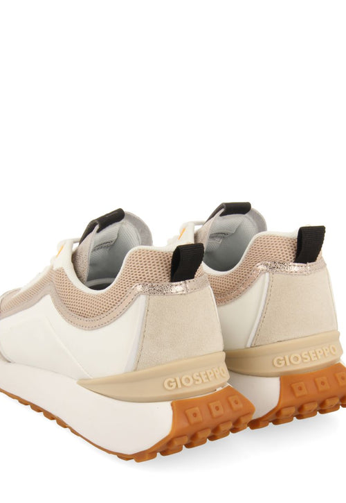 WHITE SNEAKERS WITH BEIGE DETAILS FOR WOMEN BALLAGAT