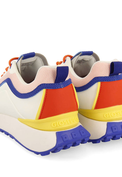 WHITE SNEAKERS WITH MULTICOLOR DETAILS FOR WOMEN BALLAGAT