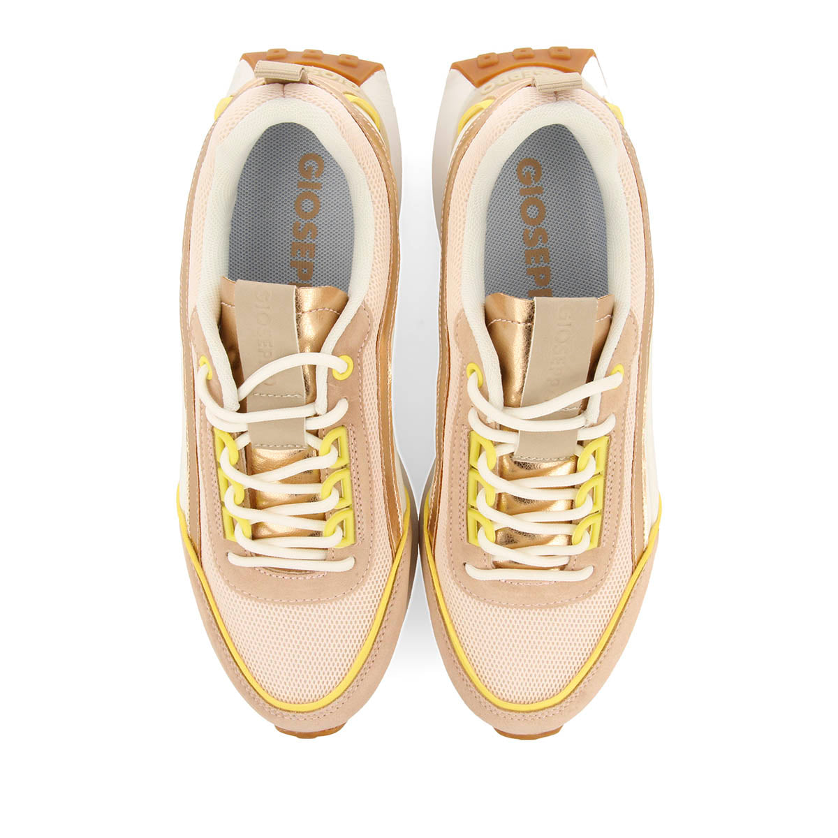 SCARPE DA GINNASTICA BIANCHE CON DETTAGLI NUDI PER DONNA BALLAGAT