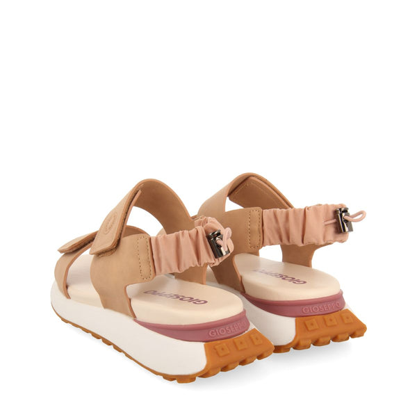 NUDE SPORTS SANDALS WITH ELASTIC RUCHED BACK DETAIL FOR WOMEN FRATAR