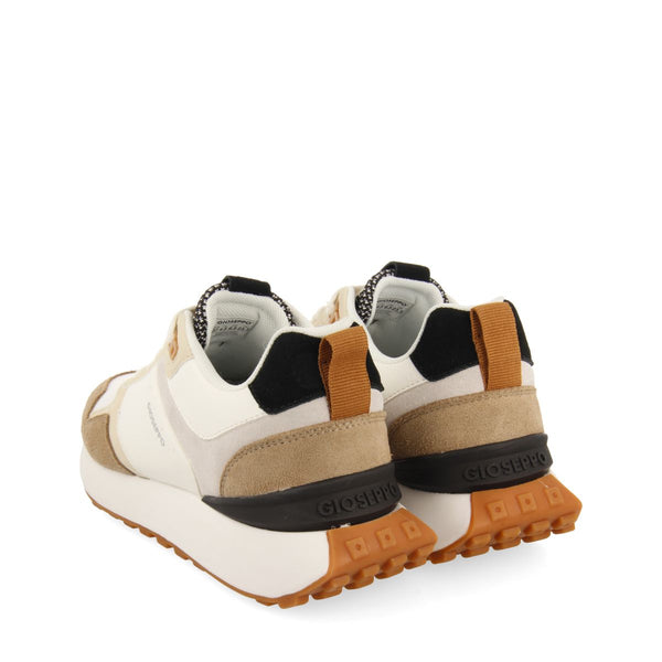 SNEAKERS OFF-WHITE DE PIEL DE INSPIRACIÓN RETRO PARA MUJER ELFERS