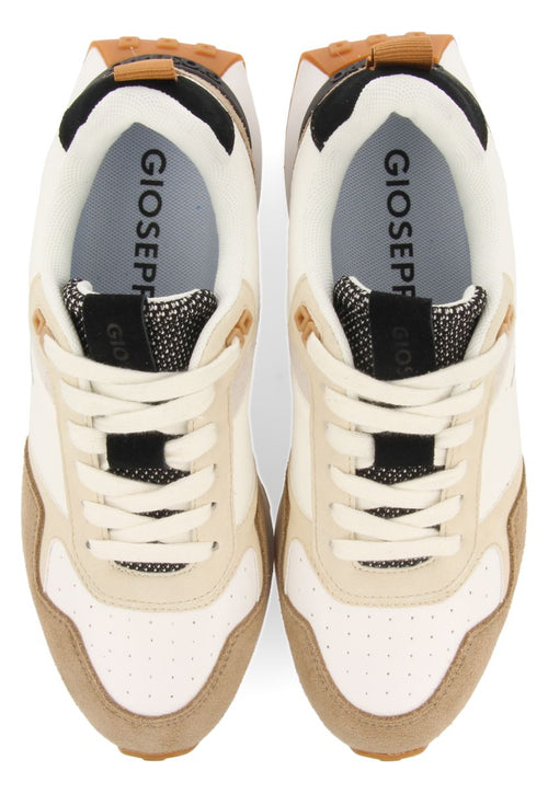 SNEAKERS OFF-WHITE DE PIEL DE INSPIRACIÓN RETRO PARA MUJER ELFERS