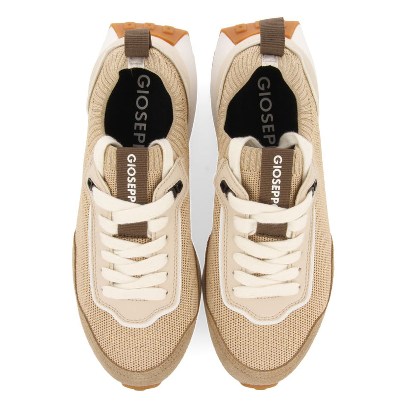 SNEAKERS DORADAS DE CORTE ELÁSTICO PARA MUJER FINIQ