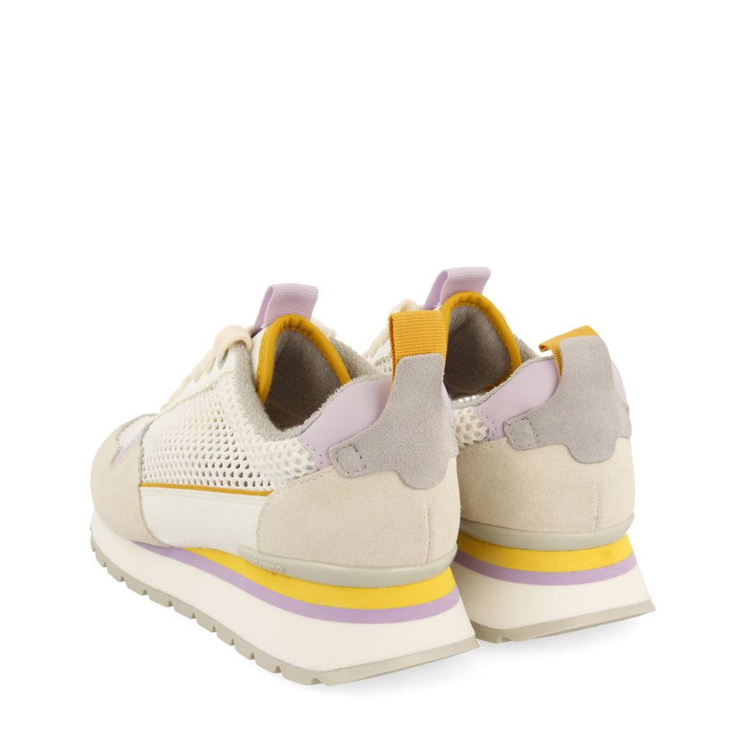 SNEAKERS BLANCAS CON TEJIDO DE REJILLA PARA MUJER VAMO