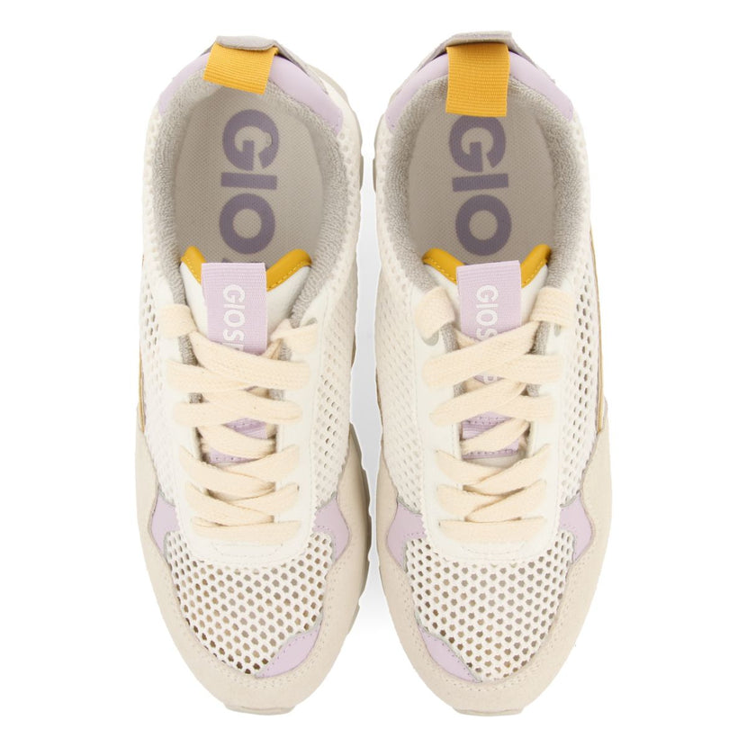 SNEAKERS BLANCAS CON TEJIDO DE REJILLA PARA MUJER VAMO