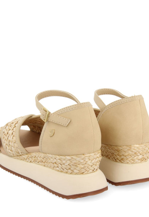 SANDALIAS DEPORTIVAS OFF-WHITE CON CUÑA PARA MUJER RINSEY