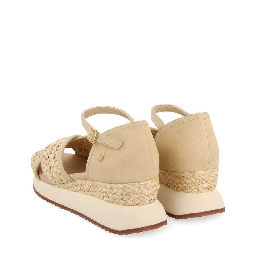 SANDALIAS DEPORTIVAS OFF-WHITE CON CUÑA PARA MUJER RINSEY