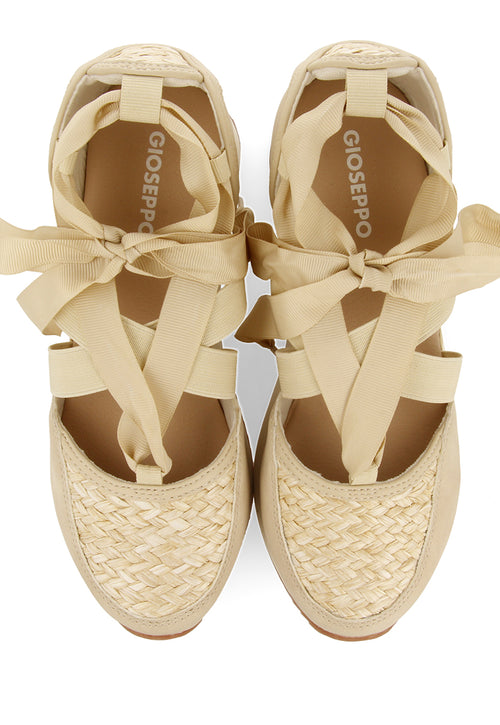 OFF-WHITE OPEN SNEAKERS WITH WEDGE FOR WOMEN SULIAC