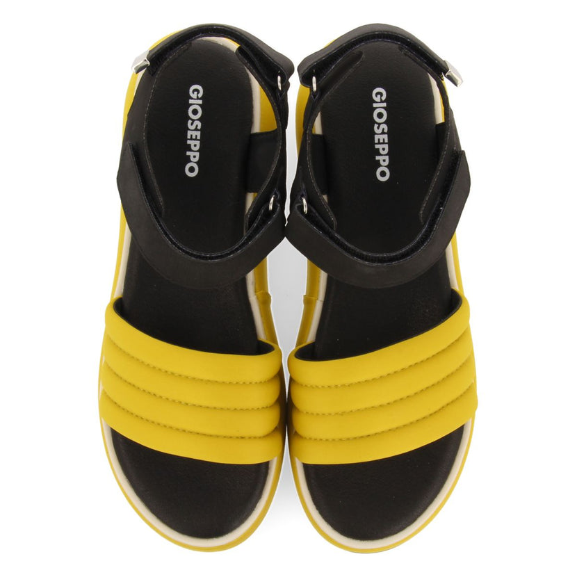 SANDALIAS DEPORTIVAS COLOR MOSTAZA CON PLATAFORMA PARA MUJER CHEVAL