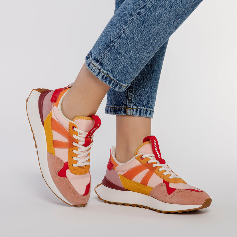 SNEAKERS ROSA CON DETALLES MULTICOLOR PARA MUJER ADAIR