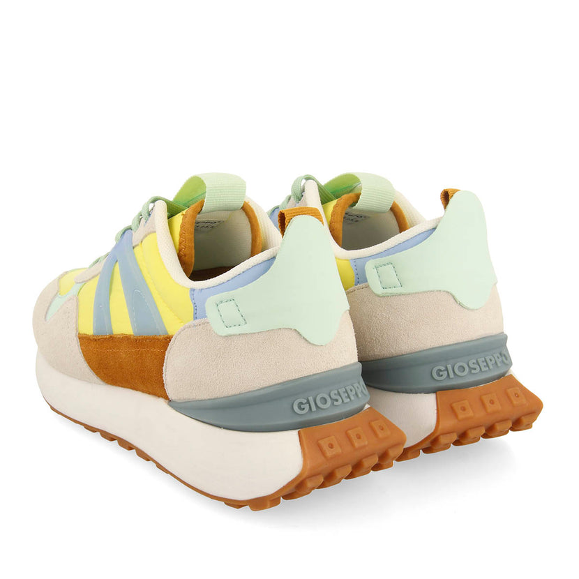 SNEAKERS AMARILLAS CON DETALLES MULTICOLOR PARA MUJER ADAIR