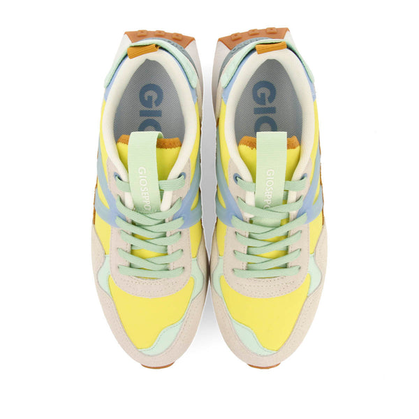 SNEAKERS AMARILLAS CON DETALLES MULTICOLOR PARA MUJER ADAIR