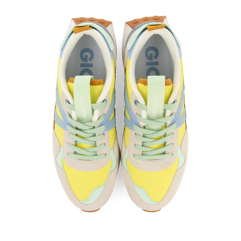 SNEAKERS AMARILLAS CON DETALLES MULTICOLOR PARA MUJER ADAIR