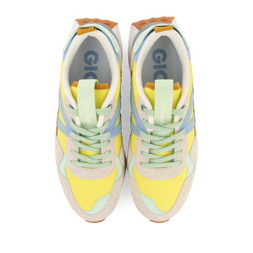 SNEAKERS AMARILLAS CON DETALLES MULTICOLOR PARA MUJER ADAIR