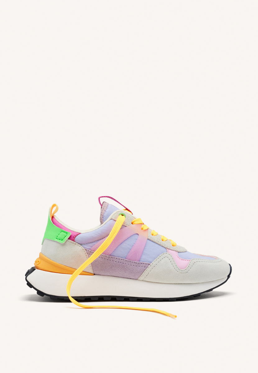 SNEAKERS MALVA CON DETALLES MULTICOLOR PARA MUJER ADAIR