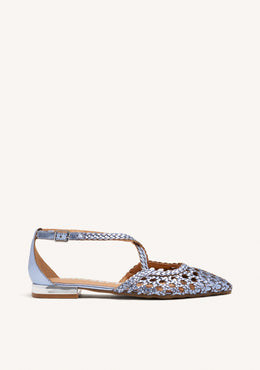 BRAIDED LEATHER BALLET FLATS LESKOVIC
