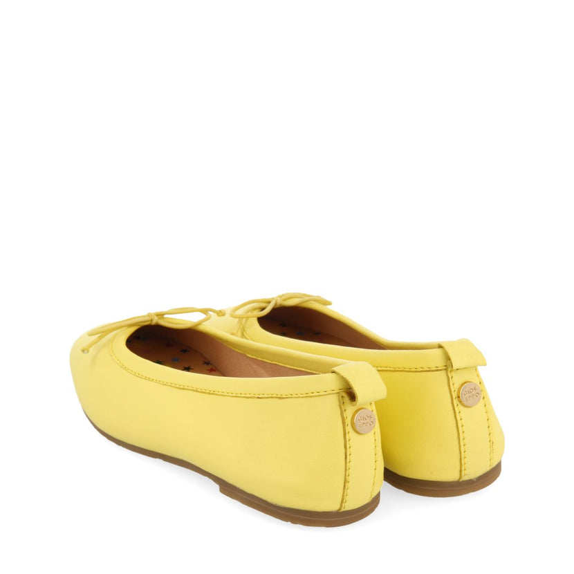 YELLOW SKIN BALLERINAS WITH FANTASY INSOLE FOR GIRL AND BOY CHIPLEY