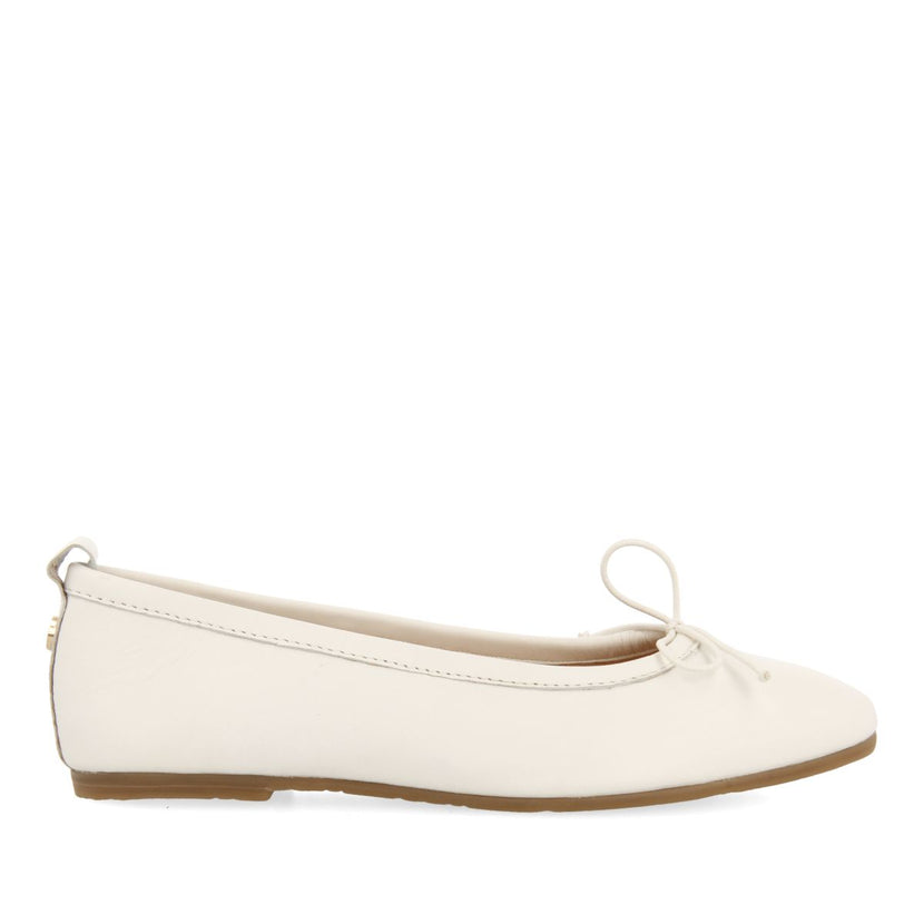 WHITE SKIN BALLERINAS WITH FANTASY INSOLE FOR GIRL AND BOY CHIPLEY