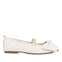 BAILARINAS COLOR OFF-WHITE DE PIEL CON LAZO PARA NIÑA Y NIÑO TUDY