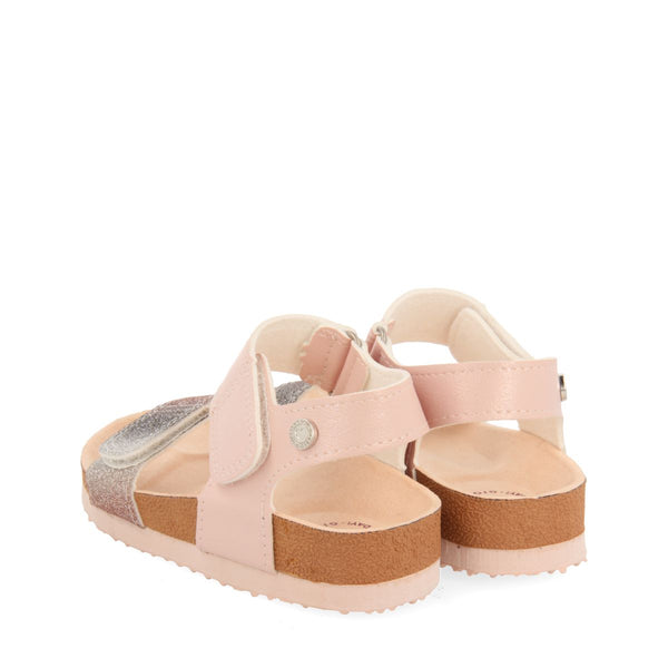 CHINELOS DE SOLA BIO ROSAS COM GLITTER PARA MENINA E MENINO DUFUR
