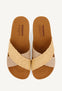 WEDGE SANDALS WITH NATURAL COLOR STRAPS FOR WOMEN GOULDS