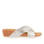 WEDGE SANDALS WITH SILVER STRAPS FOR WOMEN BREAGE