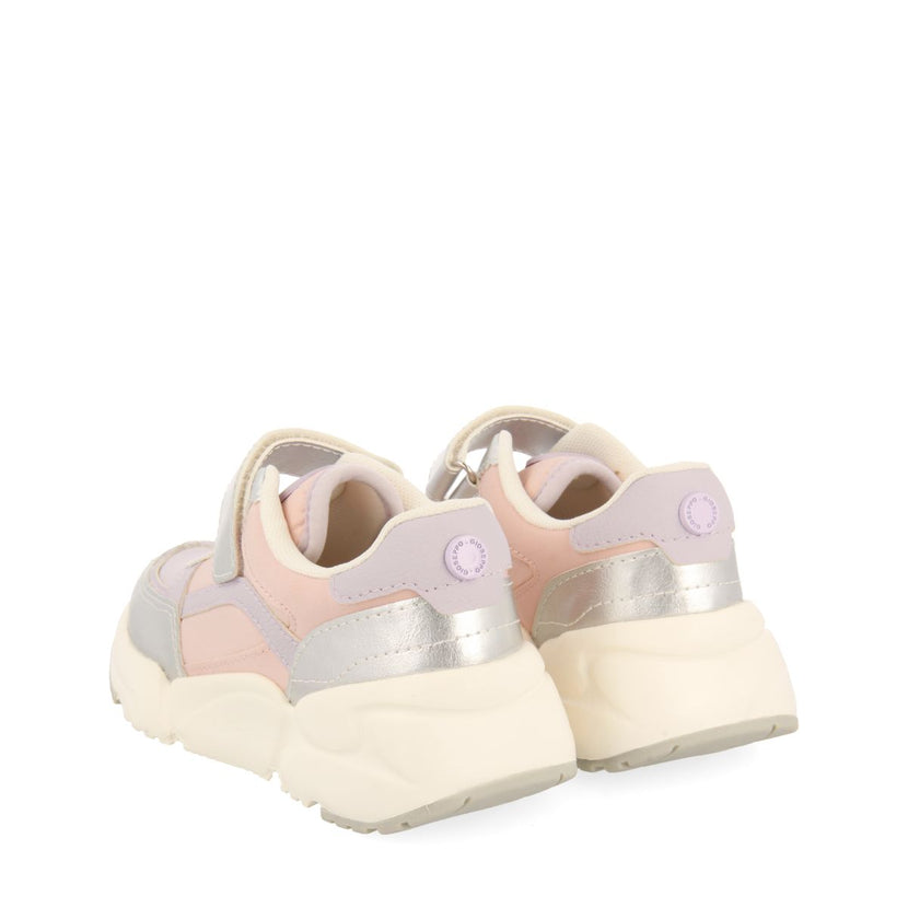 SNEAKERS LILAS CON DETALLES EN ROSA Y ACENTOS METALIZADOS PARA NIÑA Y NIÑO NASICE