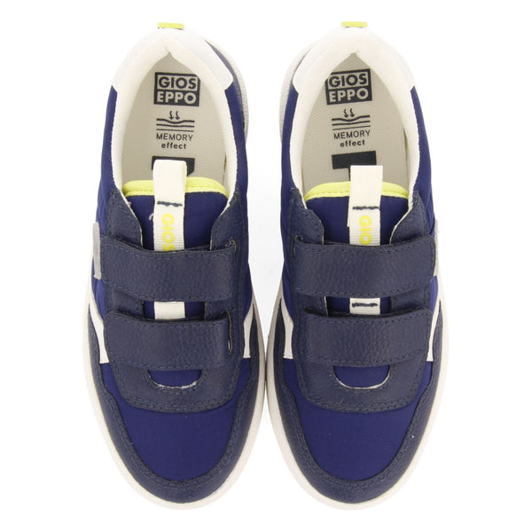 TÊNIS AZUL MARINHO ESTILO RETRÔ COM DETALHES COLORIDOS PARA MENINA E MENINO WELAKA 