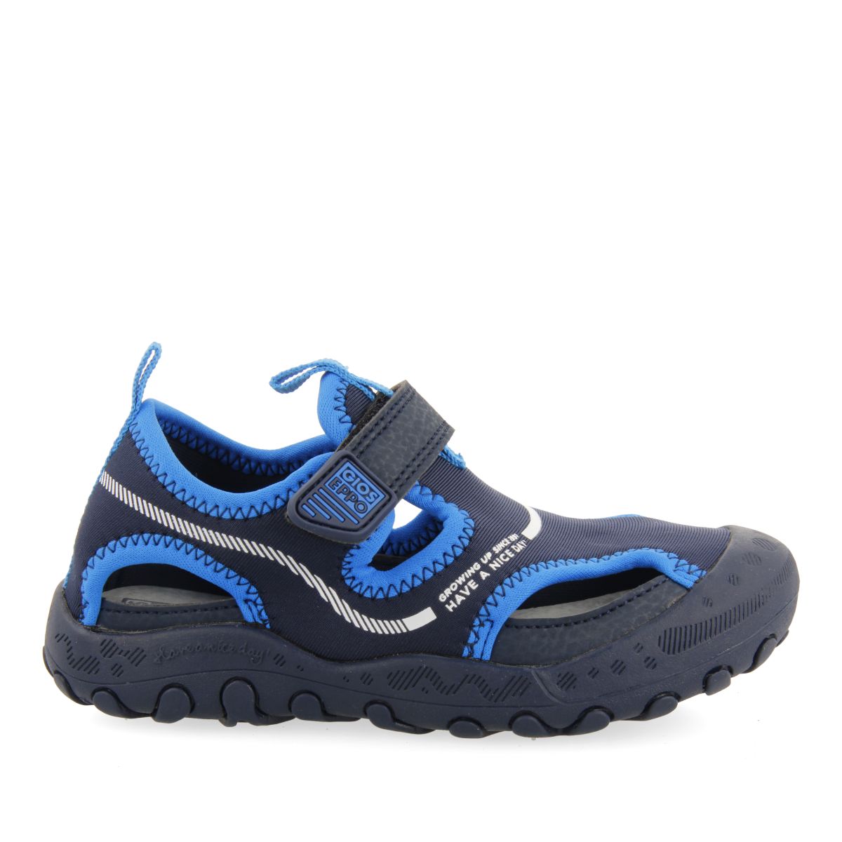 CIABATTE SPORTIVE COLORE BLU SCURO STILE CALIFORNIANO PER RAGAZZO E RAGAZZA BRIXHAM