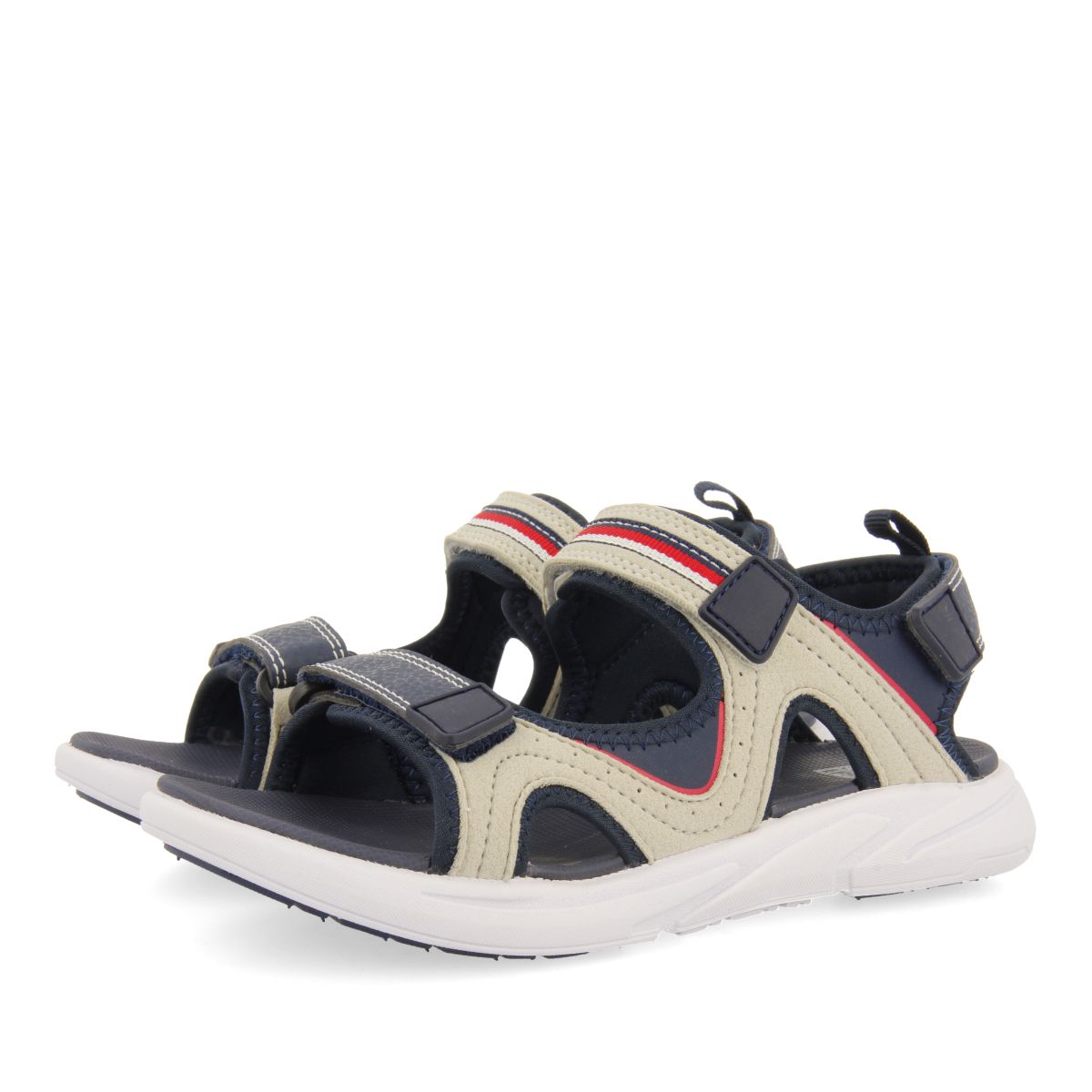 CIABATTE SPORTIVE BLU SCURO CON ACCENTI DI COLORE PER RAGAZZO E RAGAZZA ANTILLO