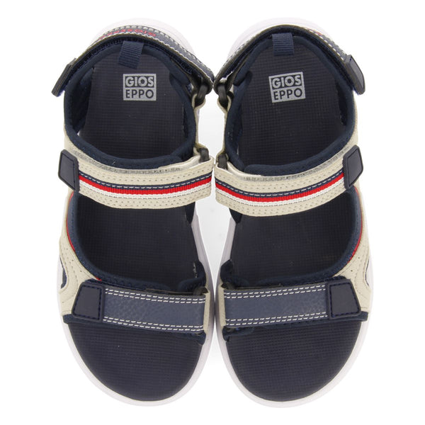 SPORTS FLIP-FLOPS NAVY BLUE WITH COLOR ACCENTS FOR BOYS AND GIRLS ANTILLO